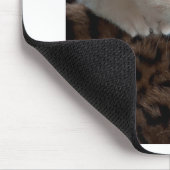 美しい青い目を持つクリームキッチン マウスパッド (コーナー)