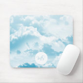 美しい青い空の雲パーソナライズされた マウスパッド (マウス)