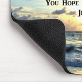 美しい青い空エレミヤ29:11写真 マウスパッド (コーナー)