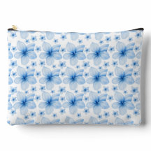 美しい青い花の継ぎ目のないパターン