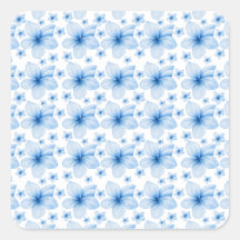 美しい青い花の継ぎ目のないパターン