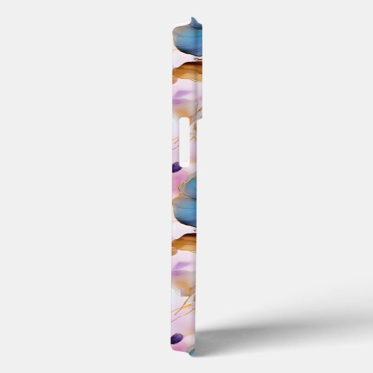 美しい青い花アルコールインクパステル Case-Mate iPhoneケース (裏面 / 右)