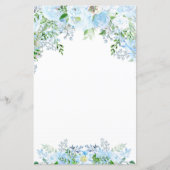 美しい青い花 (正面)