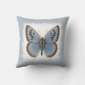 美しい青い蝶 クッション (裏面)