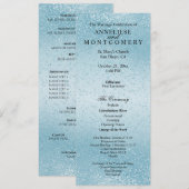 美しい青い輝き - プログラム (正面/裏面)