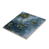 美しい青い金ゴールドホームタイル タイル (側面)