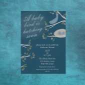 美しい青い鳥の巣はすぐに赤ちゃんシャワー 招待状