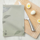 美しい青い鳥 キッチンタオル (四つ折り)