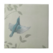 美しい青い鳥 タイル (正面)