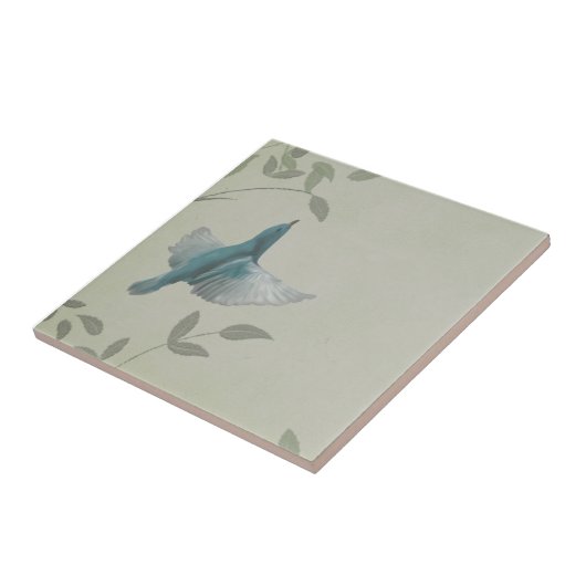 美しい青い鳥 タイル (側面)