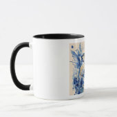 美しい青い鳥 マグカップ (左)