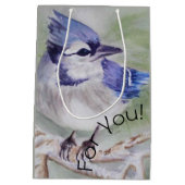 美しい青い鳥 ミディアムペーパーバッグ (裏面)
