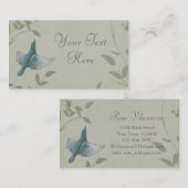 美しい青い鳥 名刺 (正面/裏面)