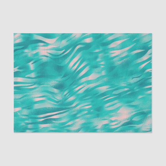 美しい青とピンク 薄葉紙 (正面)