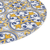 💙💛美しい青と黄色のアズレホス9カッティング カッティングボード (角)