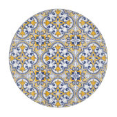 💙💛美しい青と黄色のアズレホス9カッティング カッティングボード (正面)