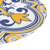 💙💛美しい青と黄色のアズレホス9カッティング カッティングボード (角)