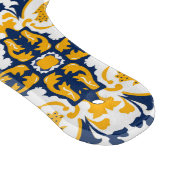 💙💛美しい青と黄色のアズレホス カッティングボード (角)