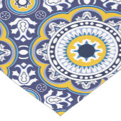 😍美しい青と黄色のアズレホス ショートテーブルランナー (コーナー)