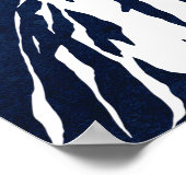 美しい青のコミットまやめたはやる気を起こさせる ポスター (角)