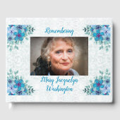 美しい青のヴィオレット"立たない"メモリアル ゲストブック (正面)