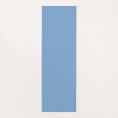 美しい青のヴィンテージ日本のファンパターン ヨガマット (裏面)