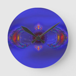 美しい青の不朽の時間部分Ajna ラウンド壁時計