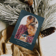 美しい青の幾何学的なパターン写真クリスマス