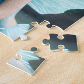 美しい青の水の妖精 ジグソーパズル (側面)