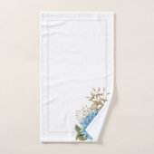 美しい青ひまわり バスタオルセット (ハンドタオル)