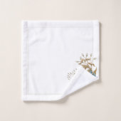 美しい青ひまわり バスタオルセット (ウォッシュタオル)