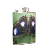 美しい青まだら蝶フラスコ フラスク (右)