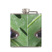 美しい青まだら蝶フラスコ フラスク (裏面)