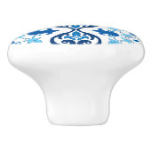 💙美しい青アズレホスIII セラミックノブ (側面)