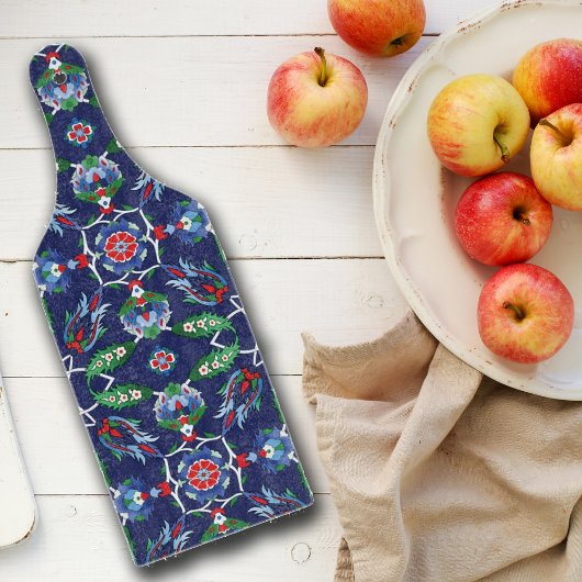 💙美しい青イズニクトルコのタイル切りボア カッティングボード