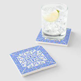 美しい青タイル五徳 ストーンコースター