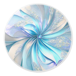 美しい青フラクタルセラミックノブ セラミックノブ