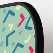 美しい青モダンプロのピックボール ピックルボールラケット (左詳細)