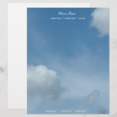美しい青空と雲 レターヘッド (正面/裏面)