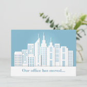 美しい青空のスカイライン ビジネス 宛先変更のお知らせ 案内状 (スタンド正面)