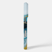 美しい青金ゴールド旋回iPhone 16 Proケース Case-Mate iPhoneケース (裏面 / 右)