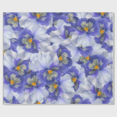 美しい青 ラッピングペーパー (フラット)