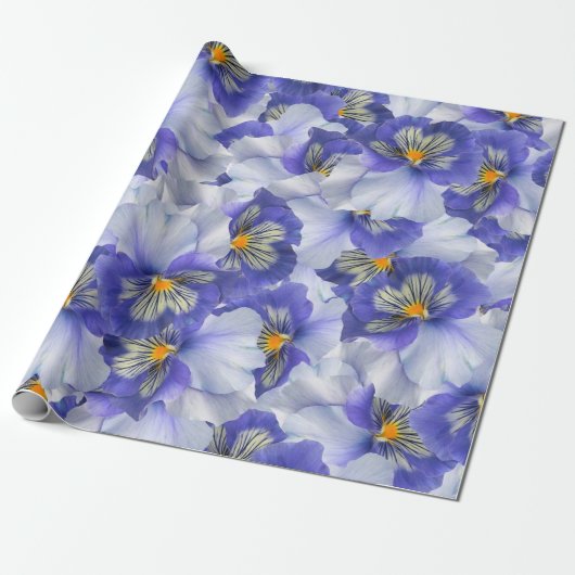 美しい青 ラッピングペーパー (アンロールド)