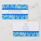 美しい青 名刺 (正面/裏面)