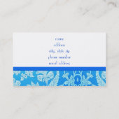 美しい青 名刺 (裏面)