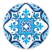 💙🤍美しい青 – 白アズレホスX,セラミック セラミックノブ (正面)