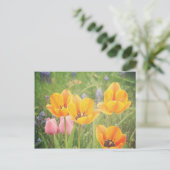 美しい静物生活のよう絵画に ポストカード (スタンド正面)