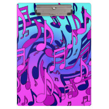 美しい音楽の音符が活気のあるアップビートアート 