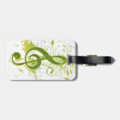 美しい音楽カッコいいノートと（ばちゃばちゃ）跳ねる ラゲッジタグ (裏面横)