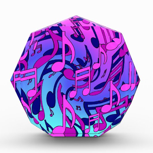 美しい音楽カラフルの楽譜 フォトブロック (正面)